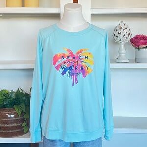 Caribbean Joe Lightweight Sweatshirt Shirt Beach Vibe